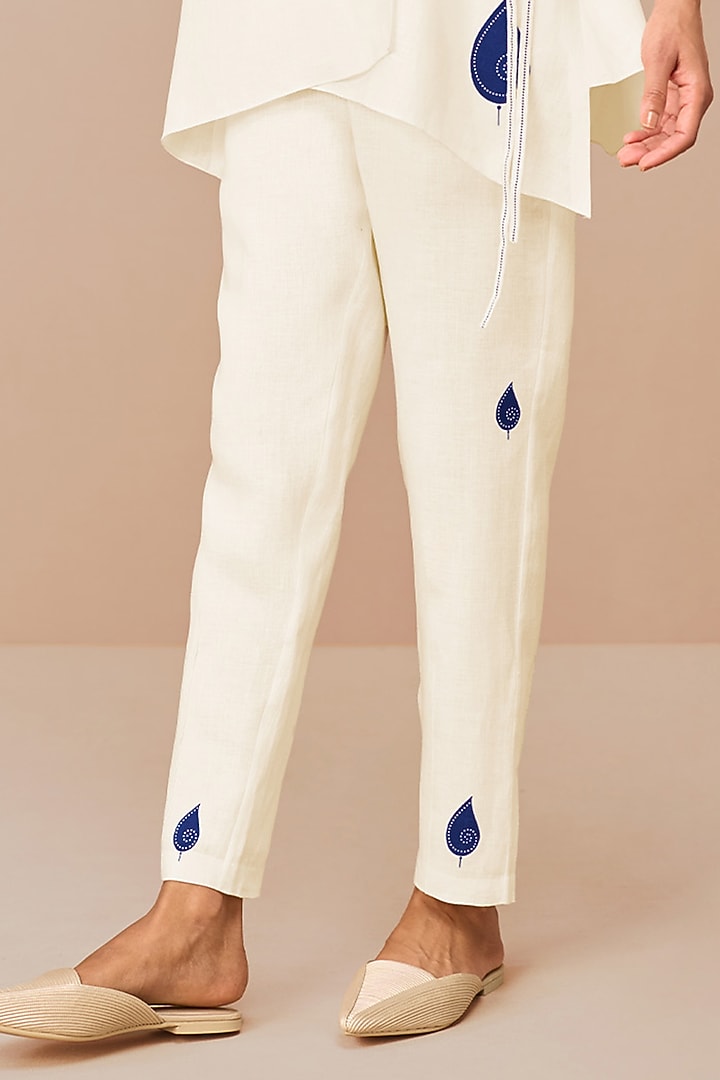Ivory Linen Co-Ord Set by AMPM at Pernia's Pop Up Shop