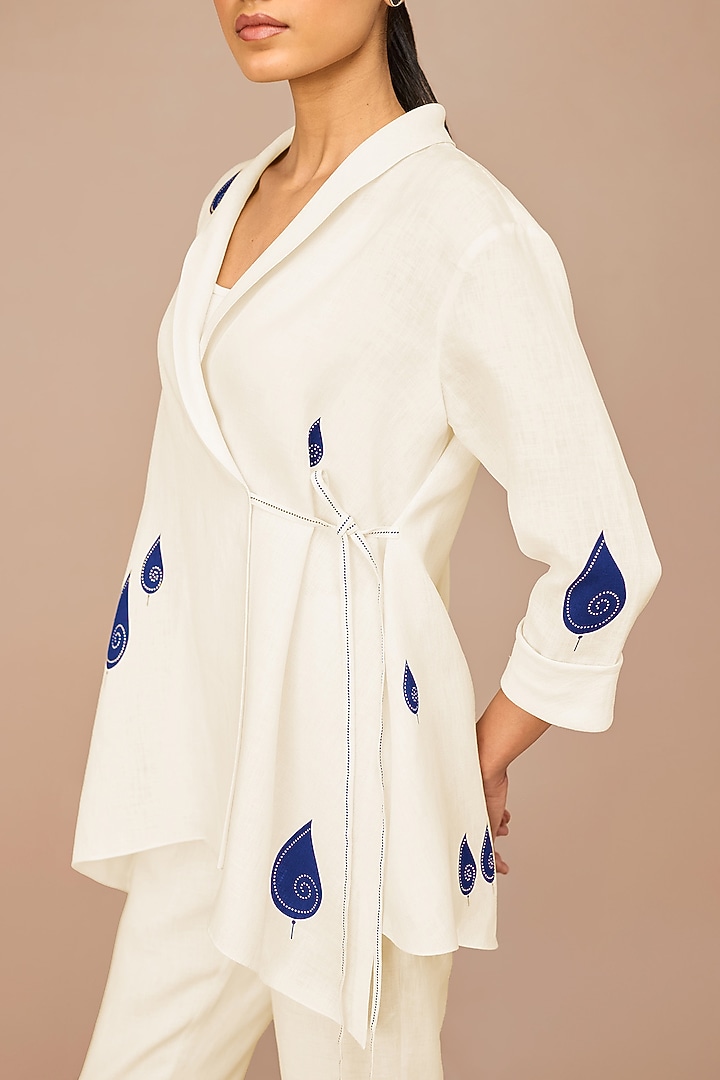 Ivory Linen Co-Ord Set by AMPM at Pernia's Pop Up Shop