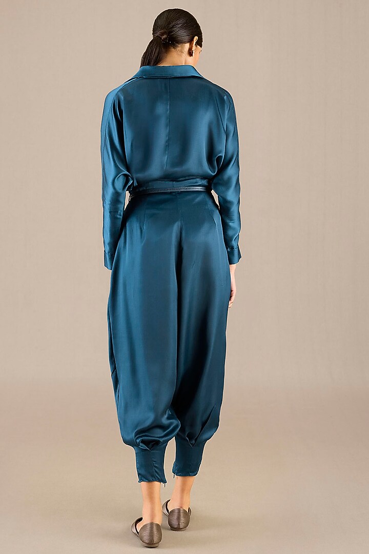 Teal Cupro Co-Ord Set by AMPM at Pernia's Pop Up Shop