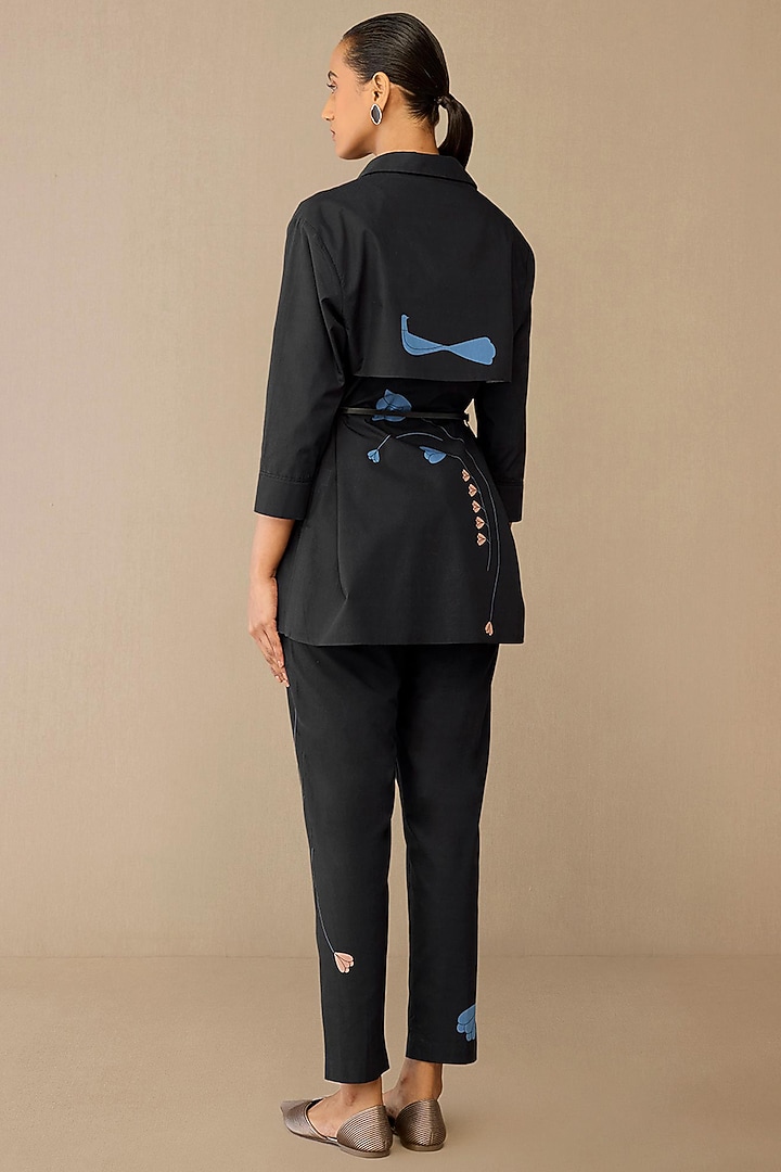 Smokey Blue Cotton Co-Ord Set by AMPM at Pernia's Pop Up Shop
