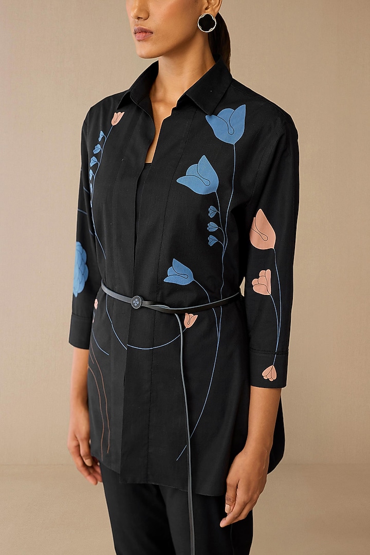 Smokey Blue Cotton Co-Ord Set by AMPM at Pernia's Pop Up Shop