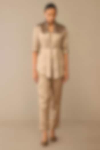 Golden Metallic Cape Set by AMPM at Pernia's Pop Up Shop