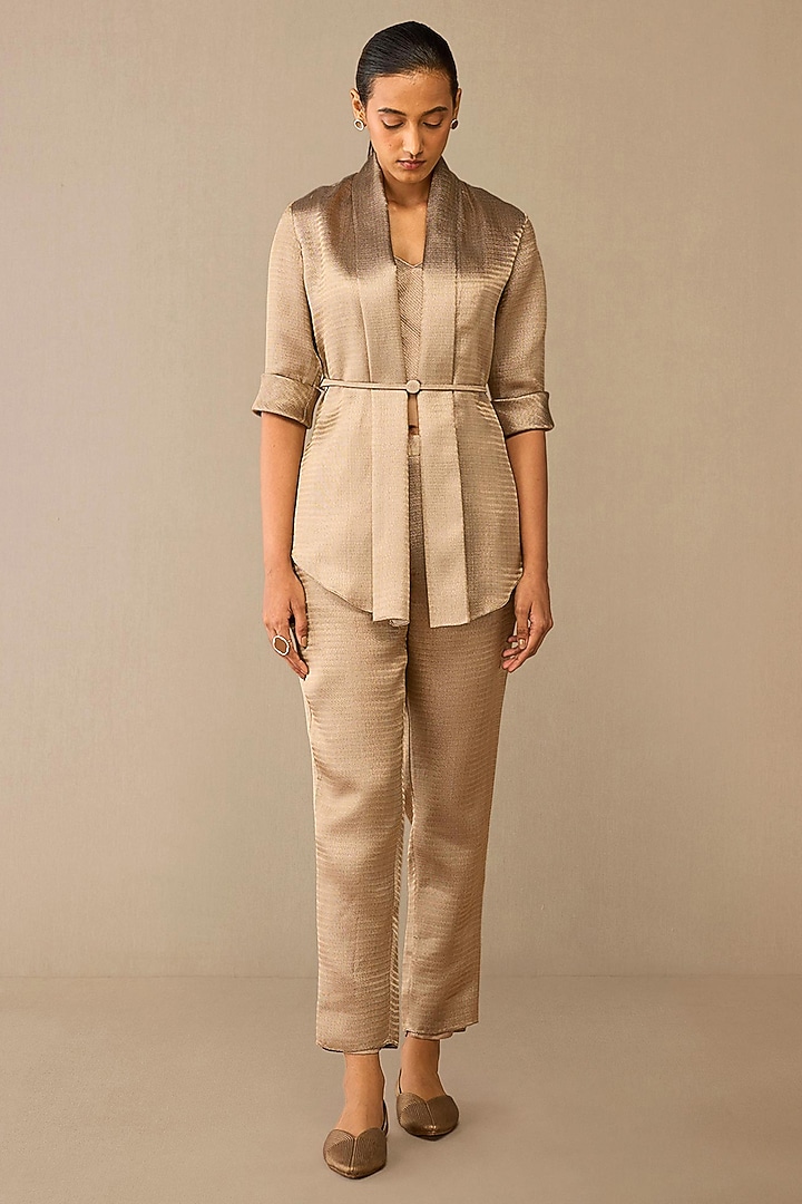 Golden Metallic Cape Set by AMPM at Pernia's Pop Up Shop