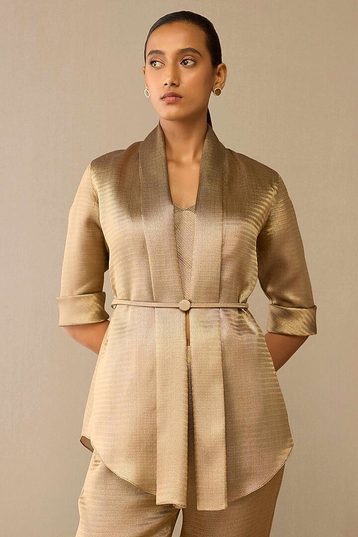 Golden Metallic Cape Set by AMPM at Pernia's Pop Up Shop