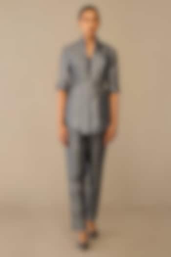 Grey Metallic Cape Set by AMPM at Pernia's Pop Up Shop