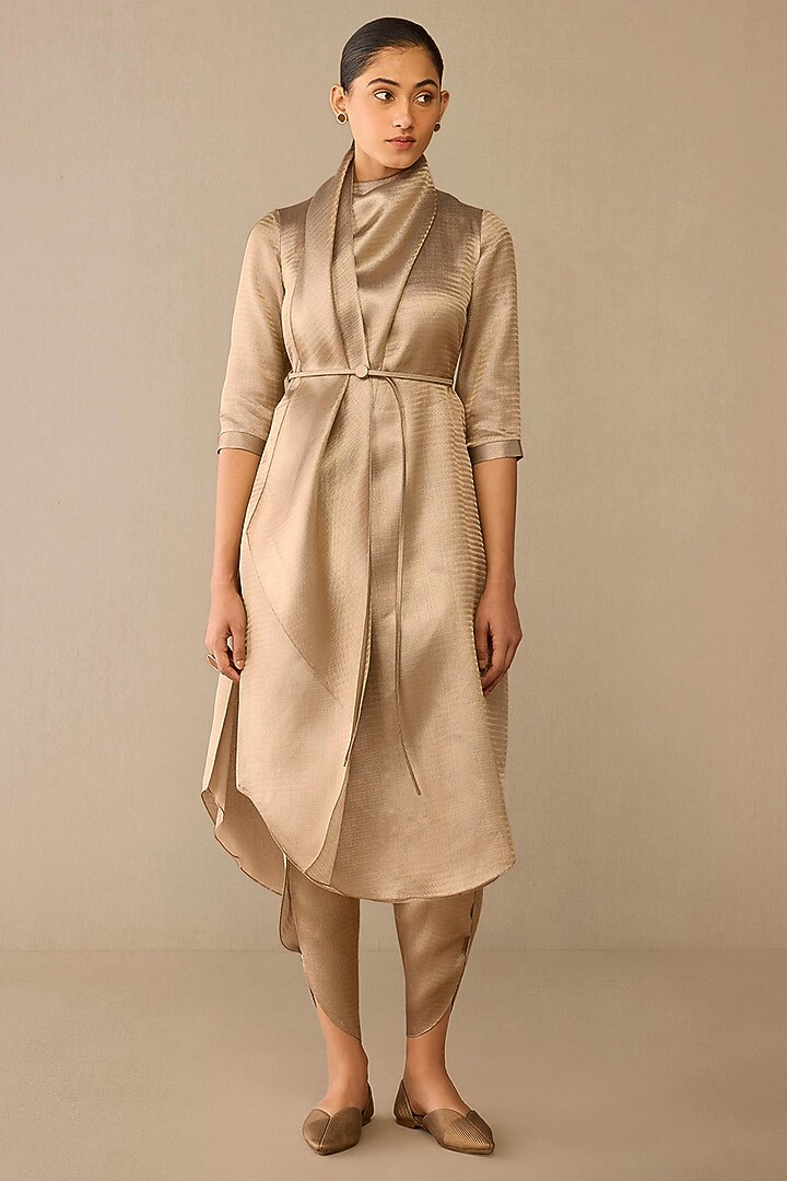 Golden Metallic Tunic Set by AMPM at Pernia's Pop Up Shop