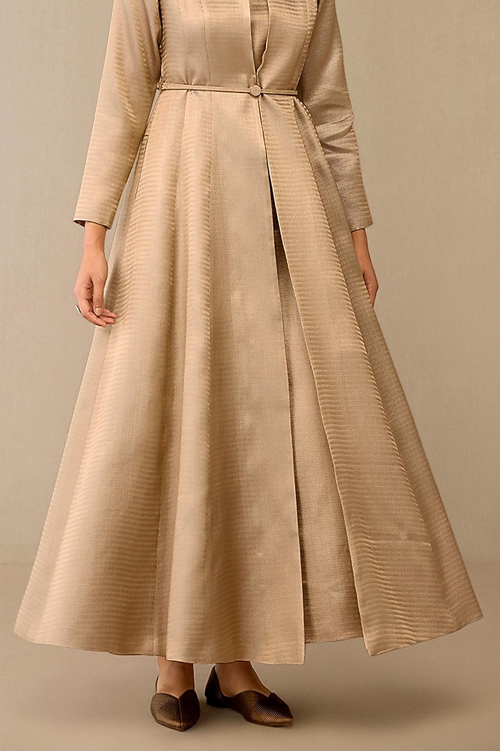 Gold Metallic Jacket Set by AMPM at Pernia's Pop Up Shop
