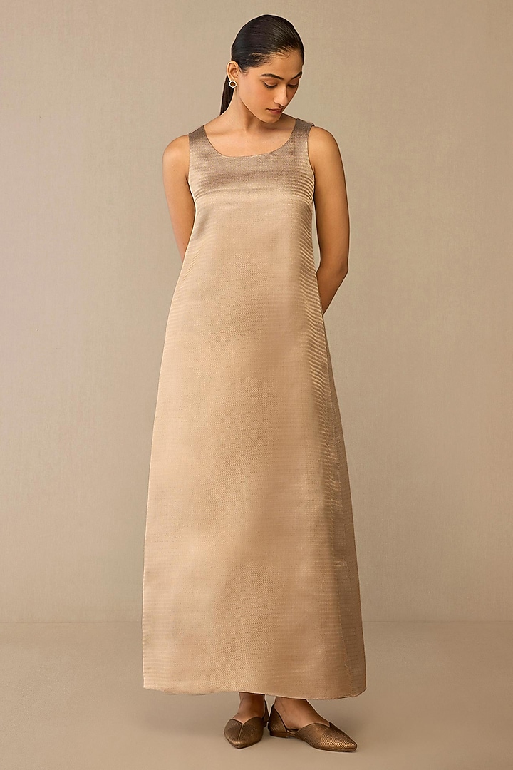 Gold Metallic Jacket Set by AMPM at Pernia's Pop Up Shop