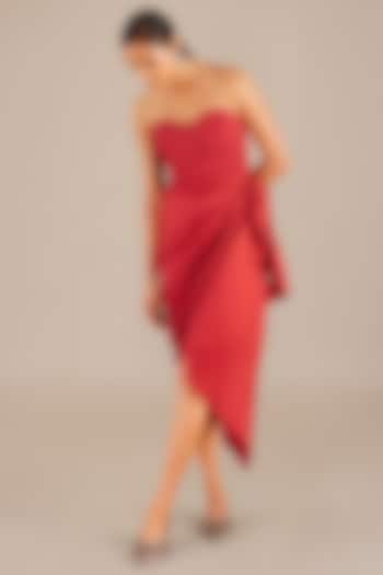 Redwood Viscose Knotted Vacation Dress by AMPM at Pernia's Pop Up Shop