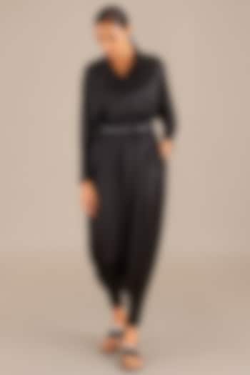 Black Viscose Co-Ord Set by AMPM at Pernia's Pop Up Shop