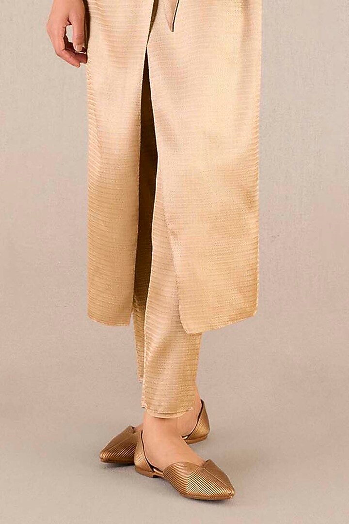 Metallic Gold Brocade Tunic Set by AMPM at Pernia's Pop Up Shop