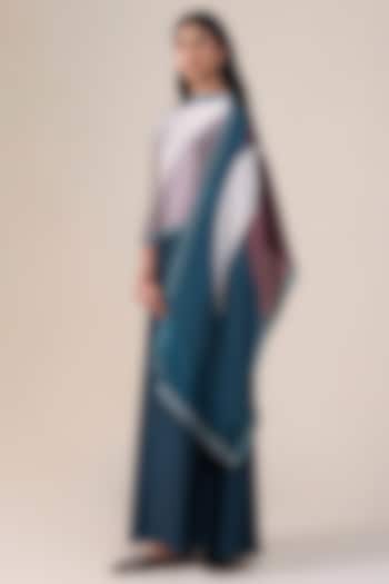 Multi-Colored Satin Organza Scarf by AMPM at Pernia's Pop Up Shop