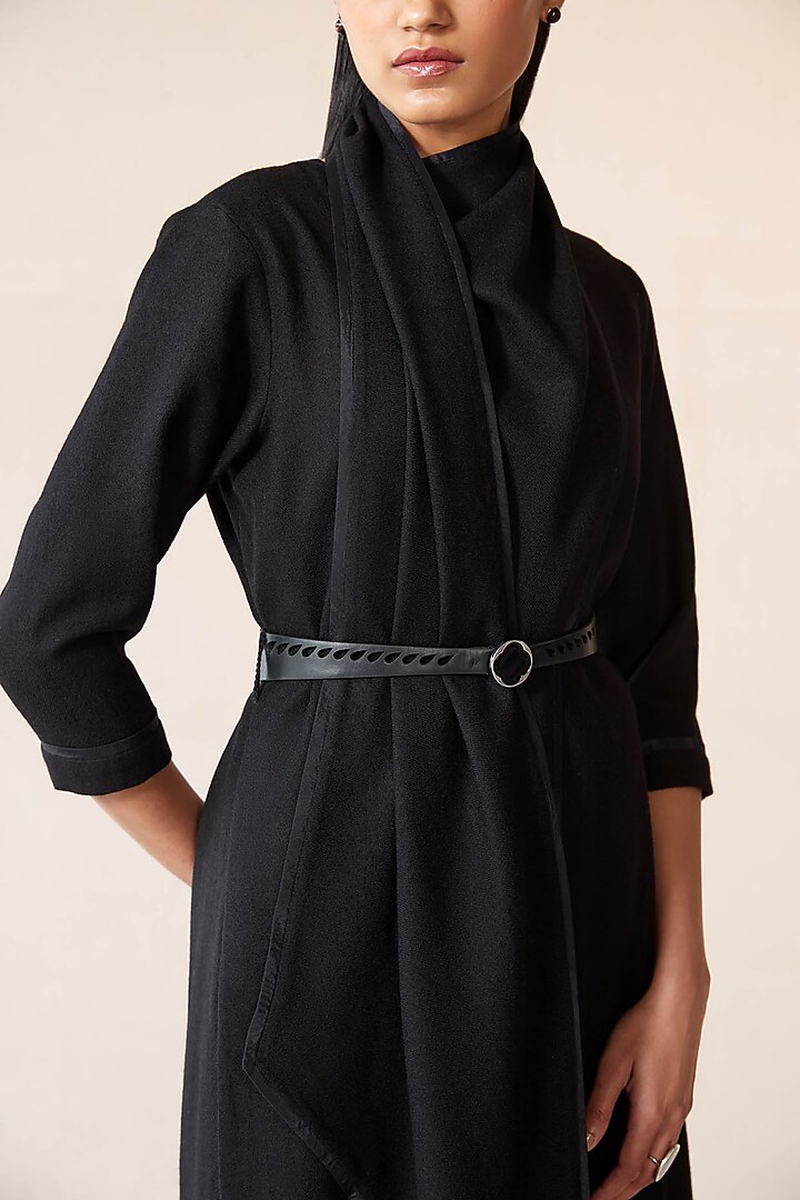 Black Wool Tunic Set by AMPM at Pernia's Pop Up Shop