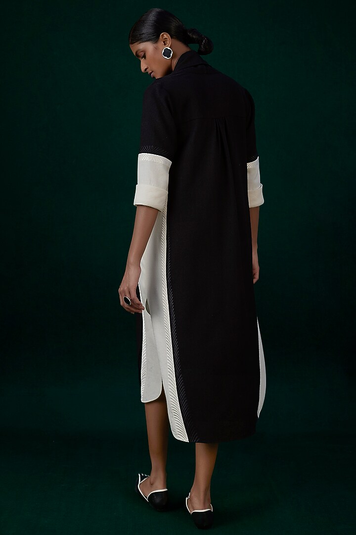 Black Embroidered Throw by AMPM at Pernia's Pop Up Shop
