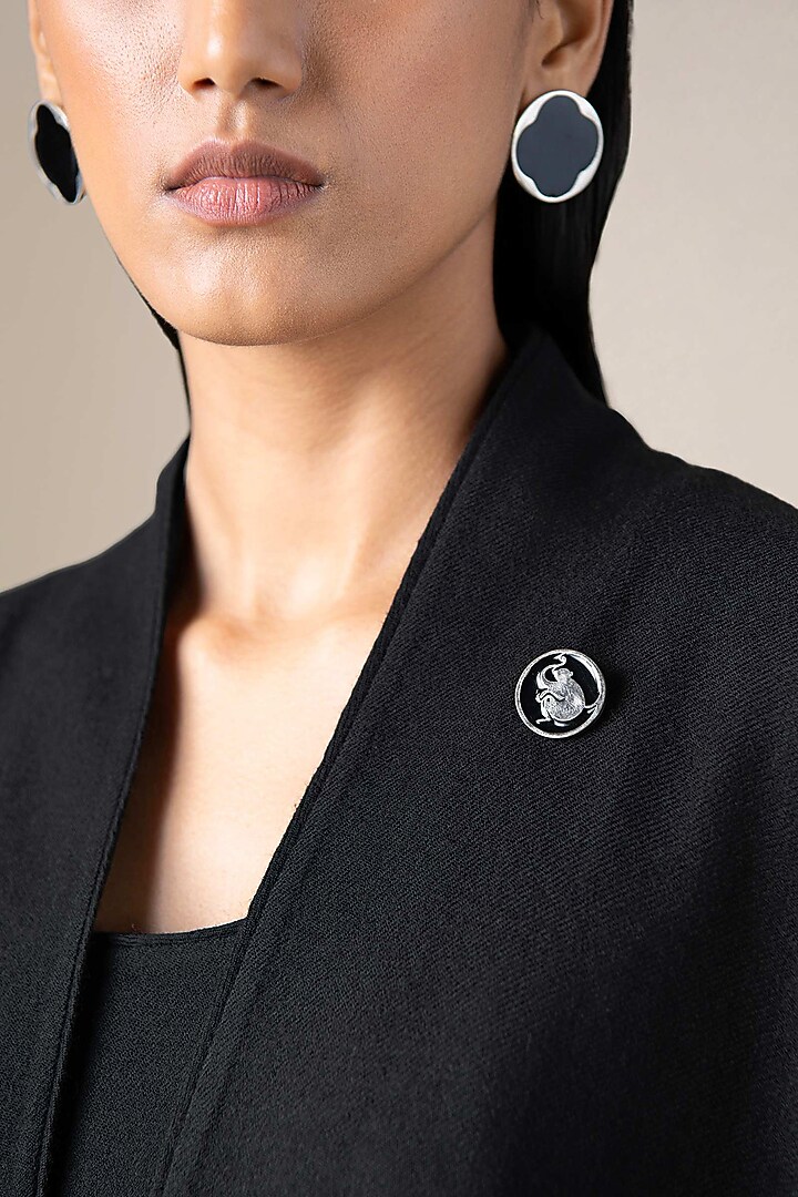 Black Wool Throw Jacket by AMPM at Pernia's Pop Up Shop