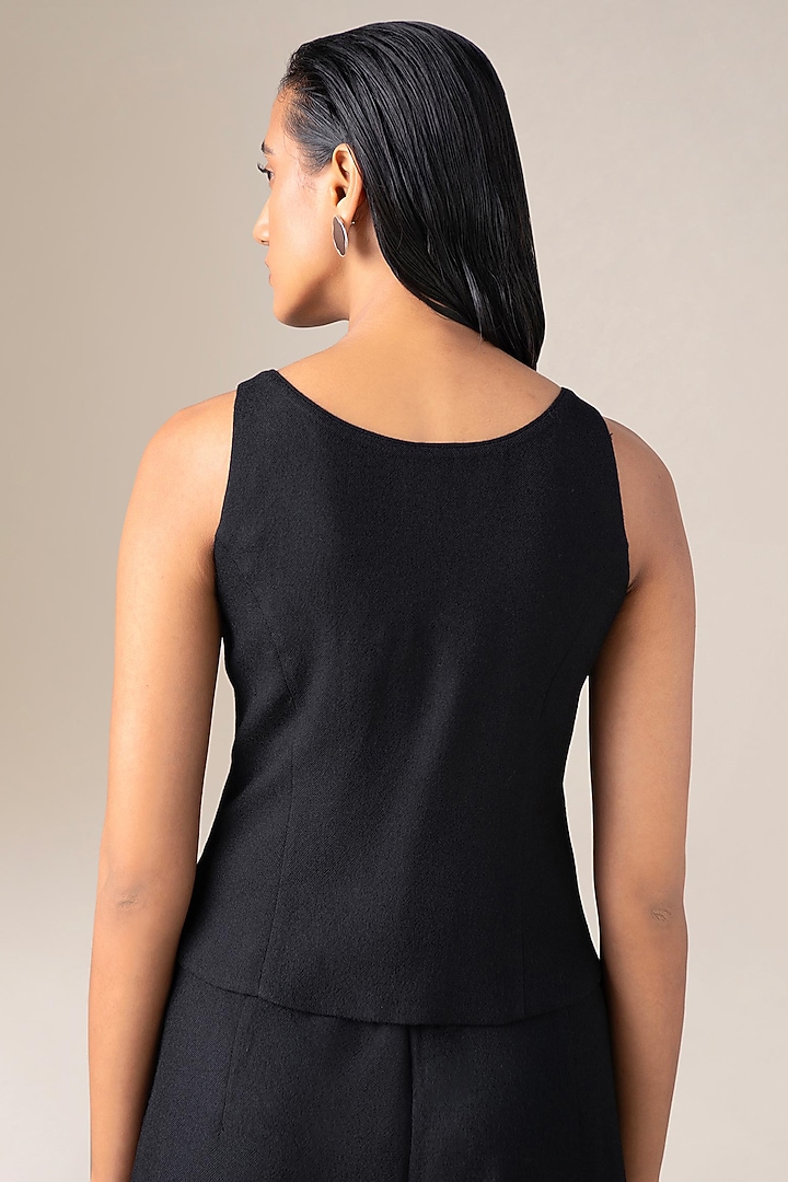 Black Woolen Top by AMPM at Pernia's Pop Up Shop