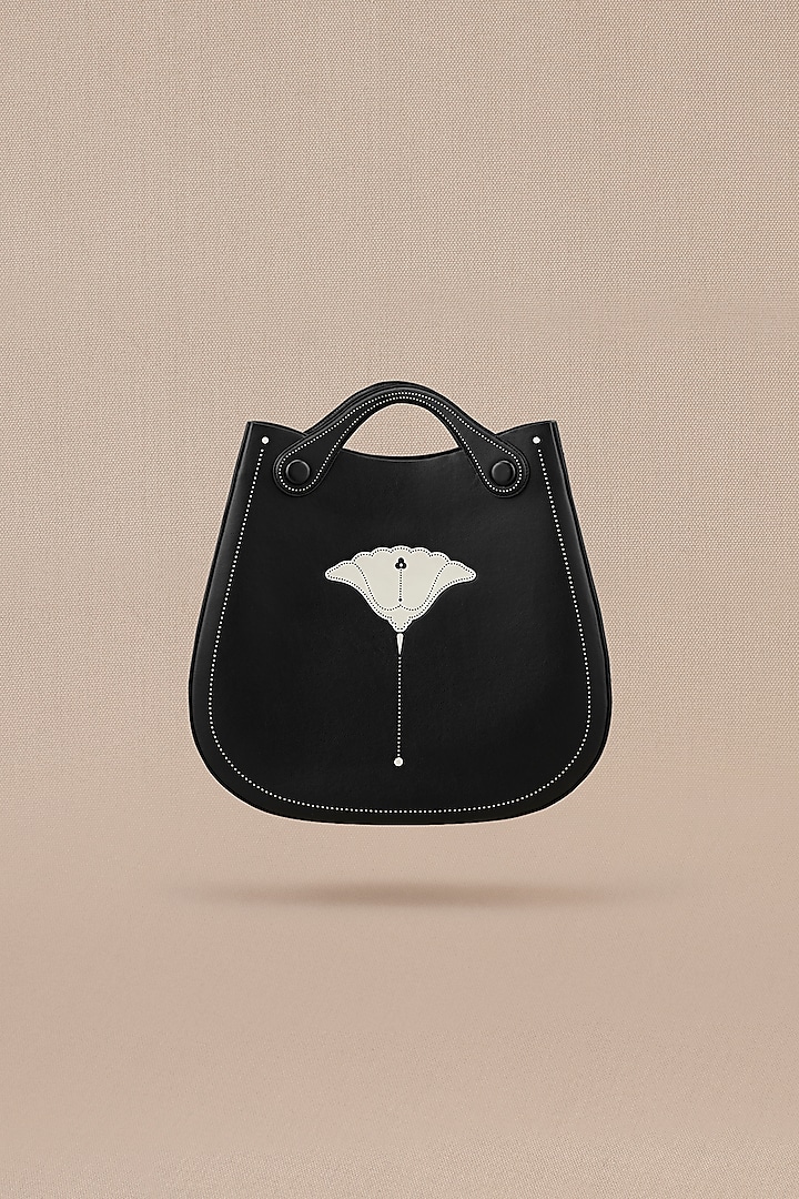 Judy Black Faux Leather Tote Bag by AMPM Accessories at Pernia's Pop Up Shop