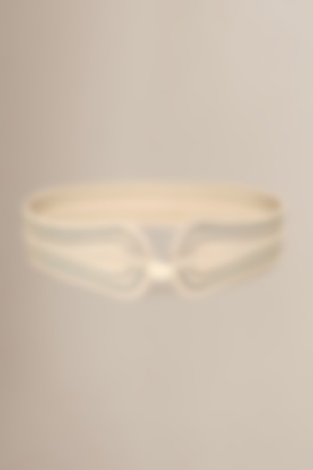 Metallic Pearl PU & Faux Leather Belt by AMPM Accessories at Pernia's Pop Up Shop