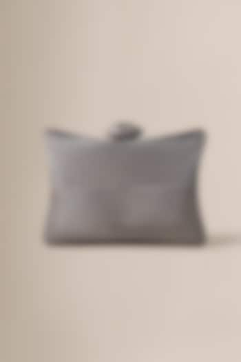 Metallic PU & Faux Leather Embossed Clutch by AMPM Accessories at Pernia's Pop Up Shop