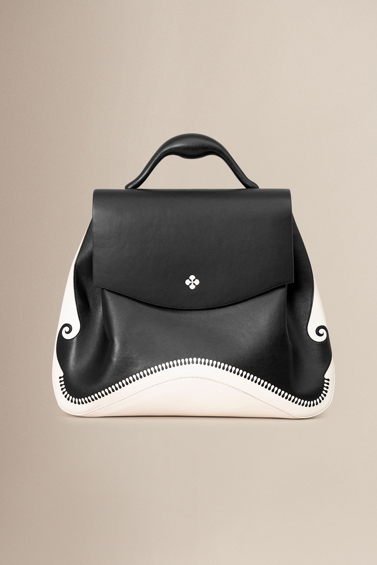 AMPM Accessories Black PU & Faux Leather Handbag