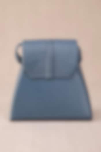 Blue Structured Shoulder Bag by AMPM Accessories