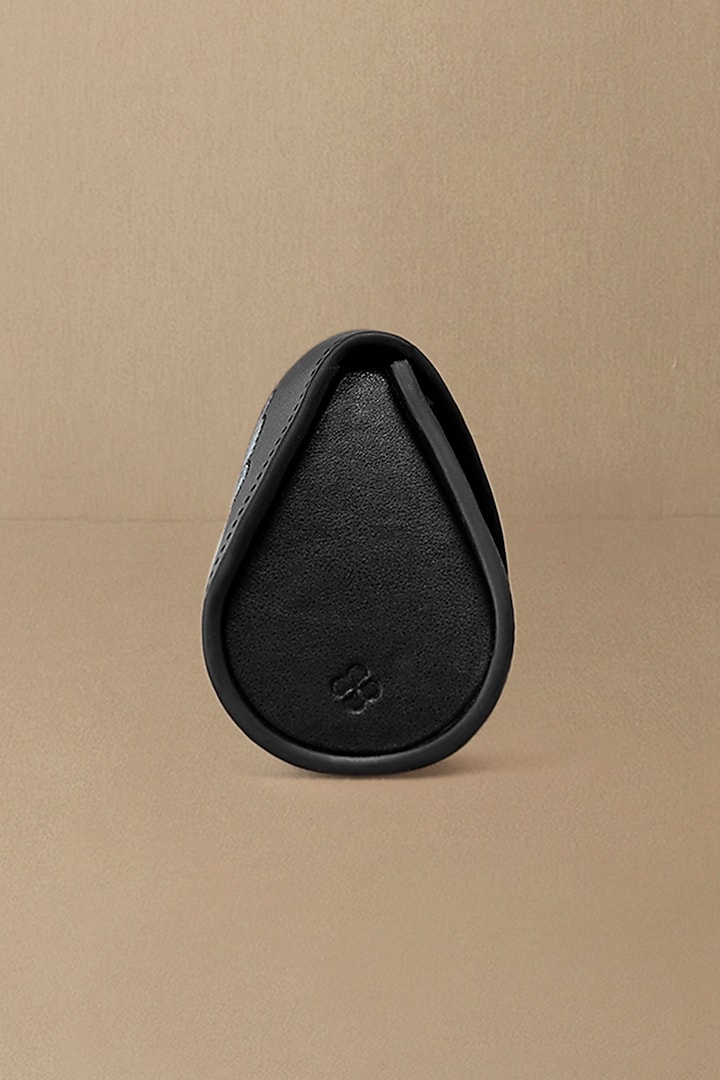 Black Faux Leather Clutch by AMPM Accessories at Pernia's Pop Up Shop