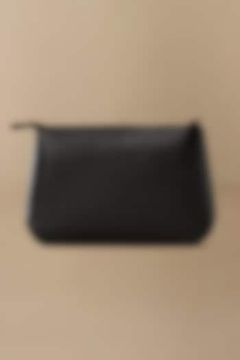 Black Faux Leather Pouch by AMPM Accessories at Pernia's Pop Up Shop