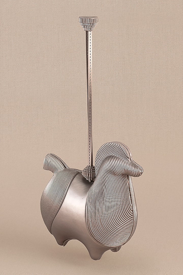 Metallic Faux Leather Bag Handle by AMPM Accessories at Pernia's Pop Up Shop