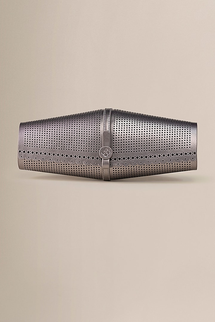 Metallic Toosh Faux Leather Clutch by AMPM Accessories at Pernia's Pop Up Shop