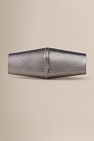 Metallic Toosh Faux Leather Clutch by AMPM Accessories