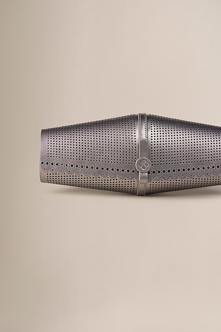 Metallic Toosh Faux Leather Clutch by AMPM Accessories at Pernia's Pop Up Shop