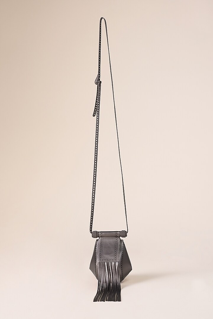 Metallic Toosh Faux Leather Sling Bag by AMPM Accessories at Pernia's Pop Up Shop