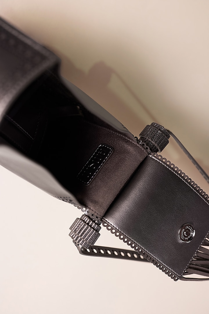 Metallic Toosh Faux Leather Sling Bag by AMPM Accessories at Pernia's Pop Up Shop