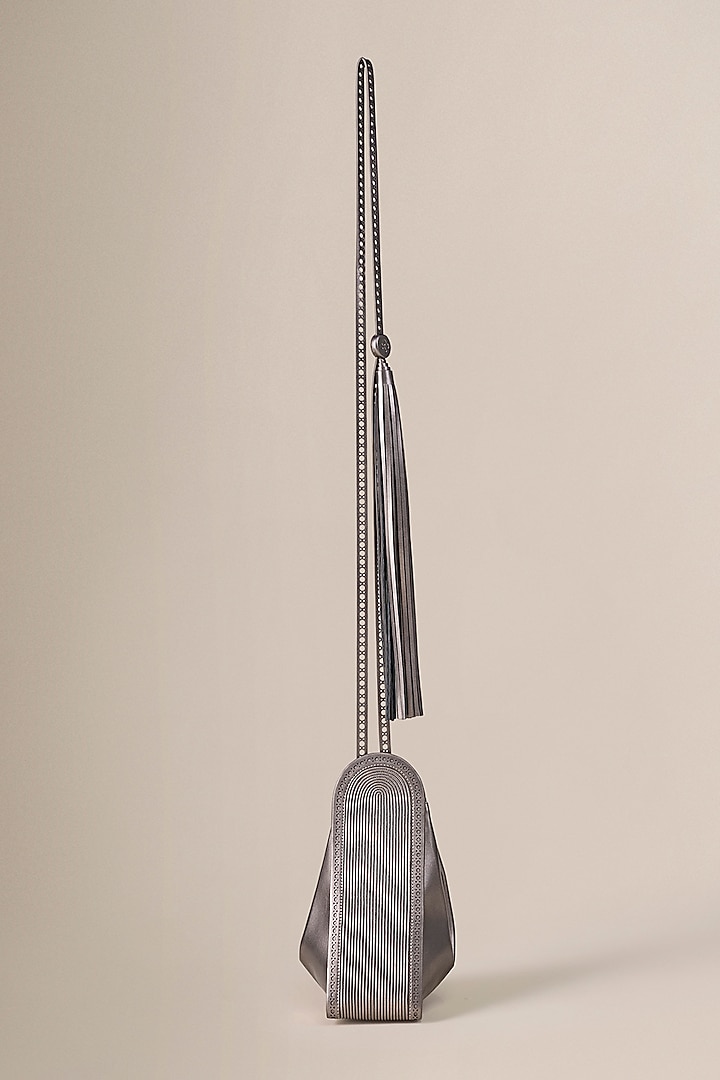 Metallic Toosh Faux Leather Sling Bag by AMPM Accessories at Pernia's Pop Up Shop