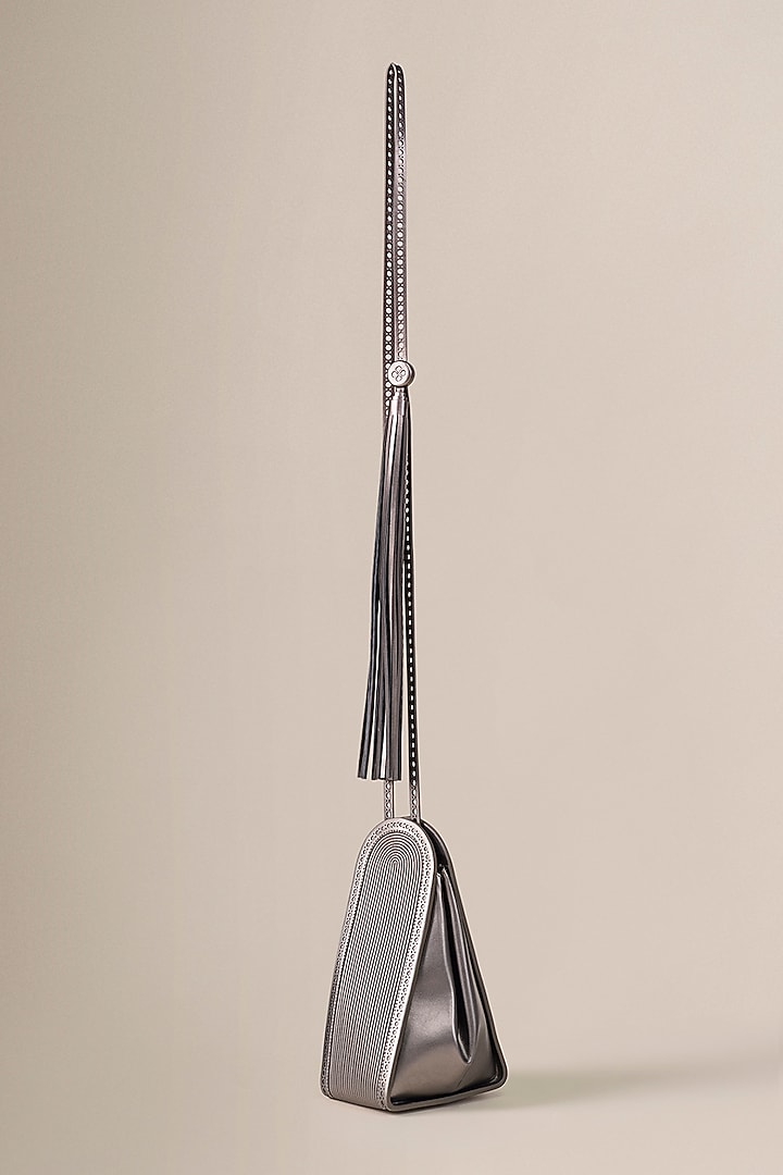 Metallic Toosh Faux Leather Sling Bag by AMPM Accessories at Pernia's Pop Up Shop