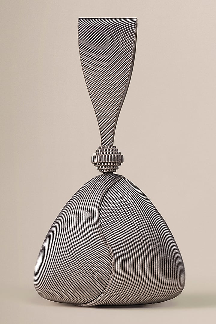 Metallic Toosh Faux Leather Wristlet Bag by AMPM Accessories at Pernia's Pop Up Shop