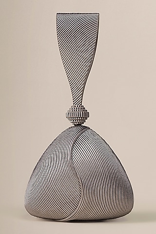Metallic Toosh Faux Leather Wristlet Bag by AMPM Accessories