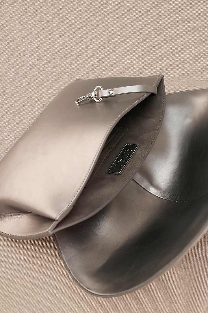 Metallic Toosh Faux Leather Clutch by AMPM Accessories at Pernia's Pop Up Shop