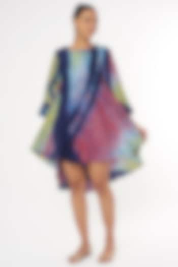 Multi-Colored Silk Tunic by Amrich