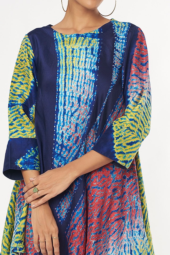 Multi-Colored Silk Tunic by Amrich at Pernia's Pop Up Shop