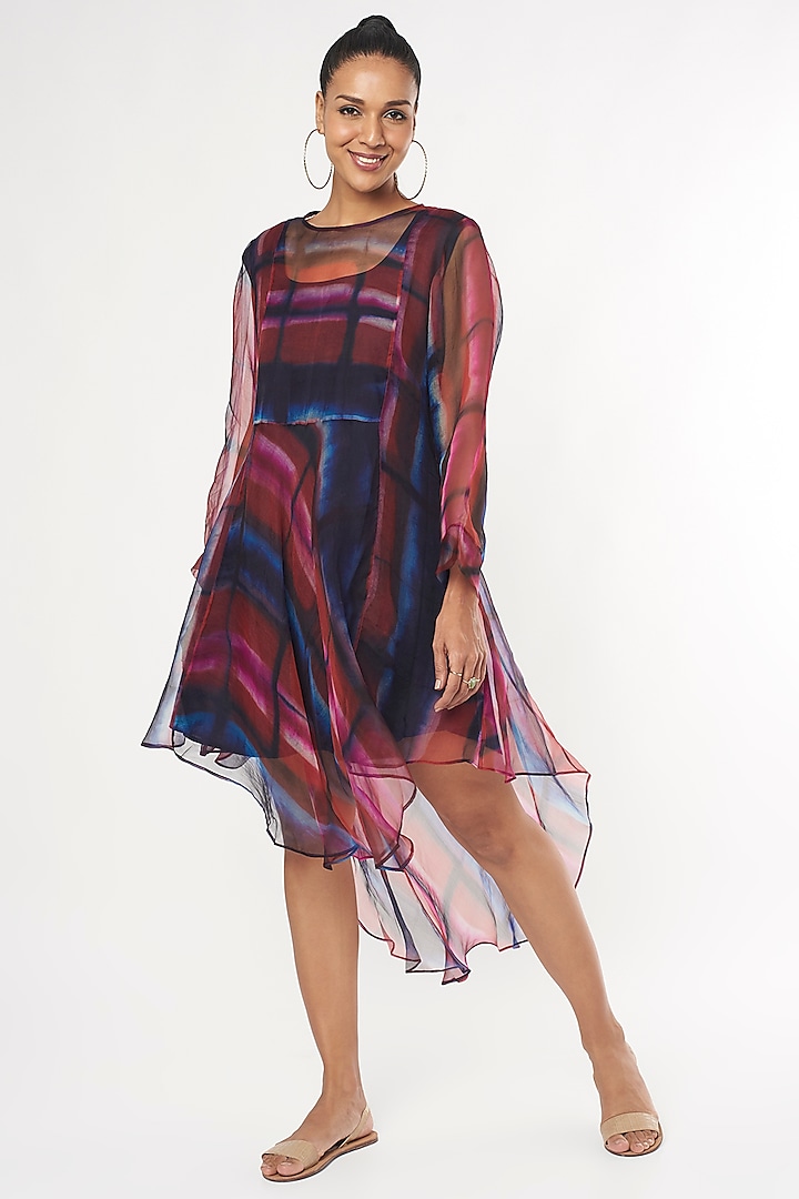 Multi-Colored Shibori Dress by Amrich at Pernia's Pop Up Shop