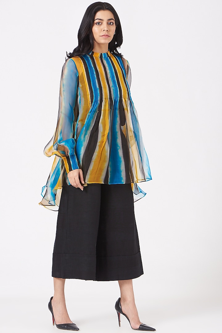 Black Wide-Legged Trousers by Amrich at Pernia's Pop Up Shop