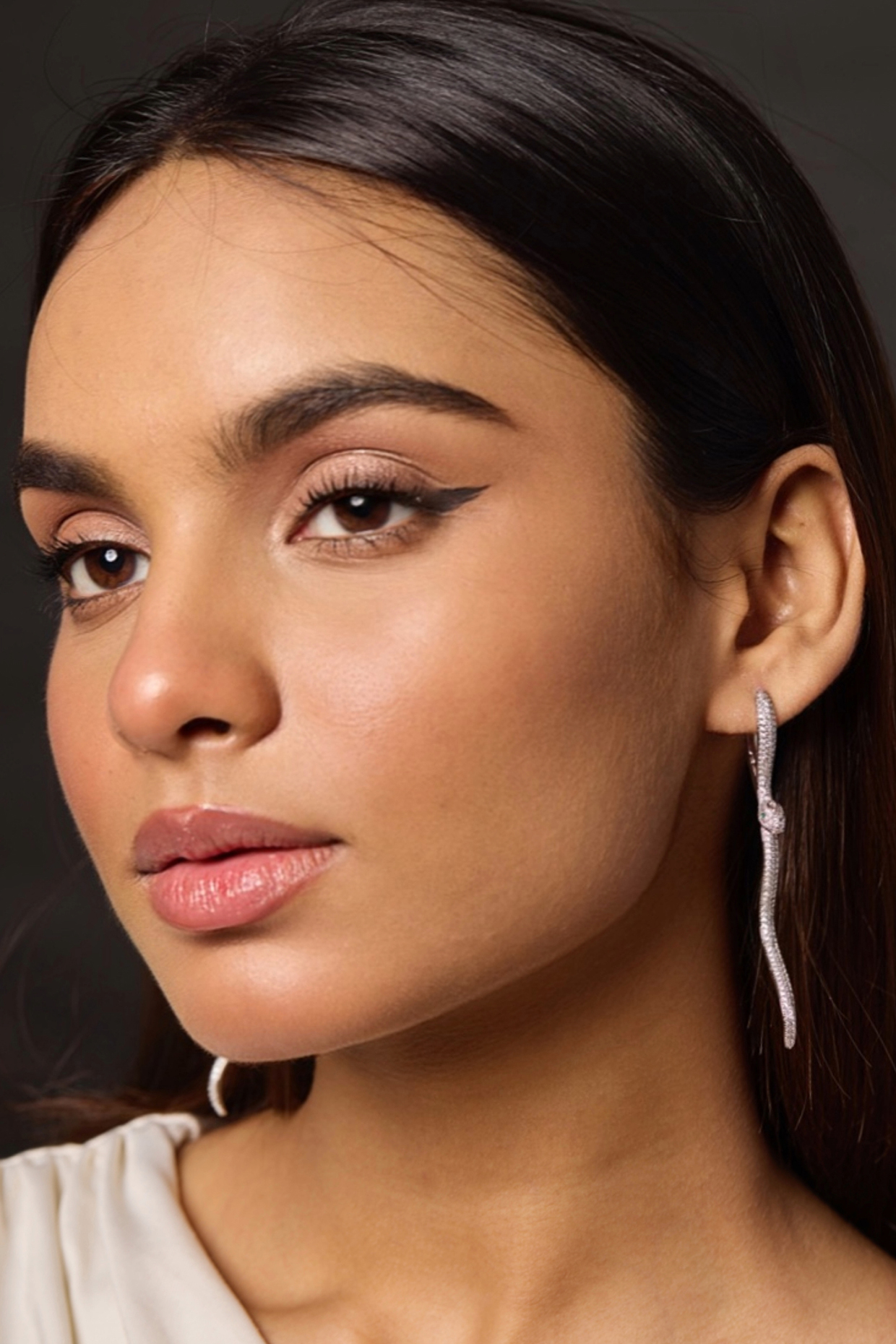 Gold Finish Statement Dangler Earrings by Amreli Jaipur at Pernia's Pop Up Shop