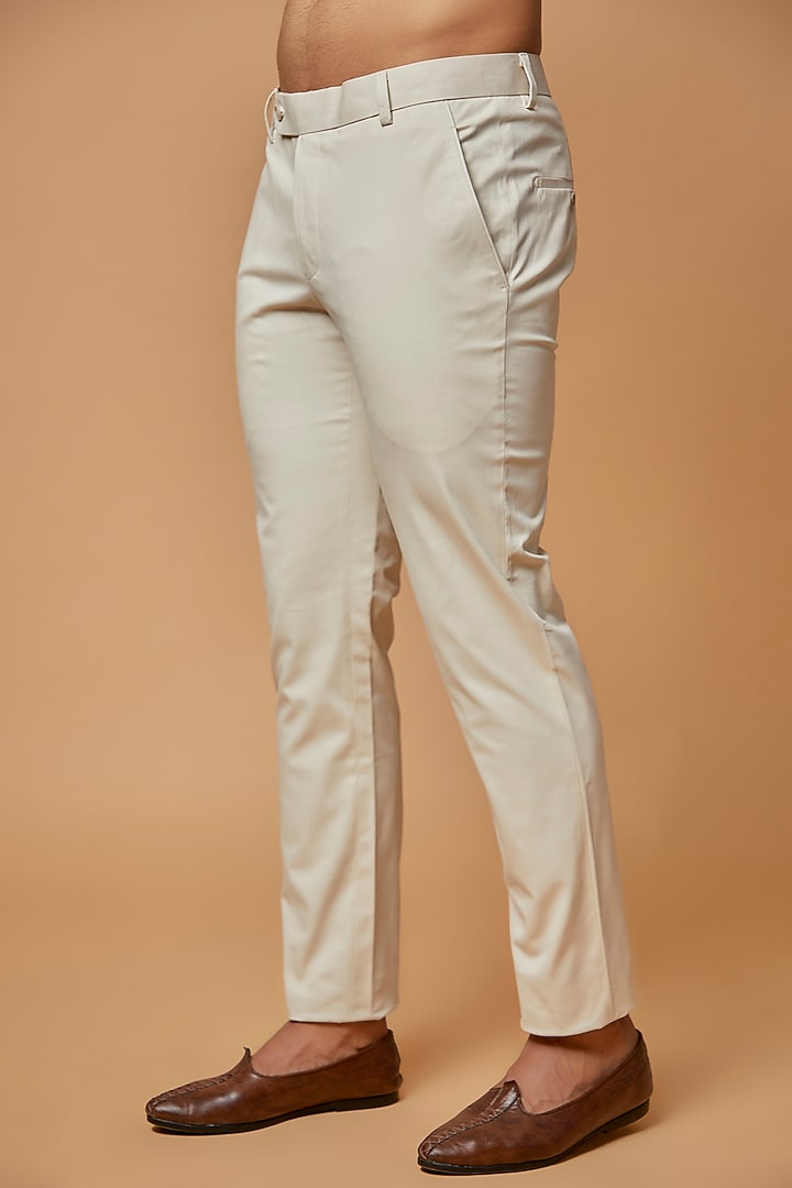 Ivory Banarasi Silk Embellished Wedding Indowestern Set by AMIT ARORA at Pernia's Pop Up Shop