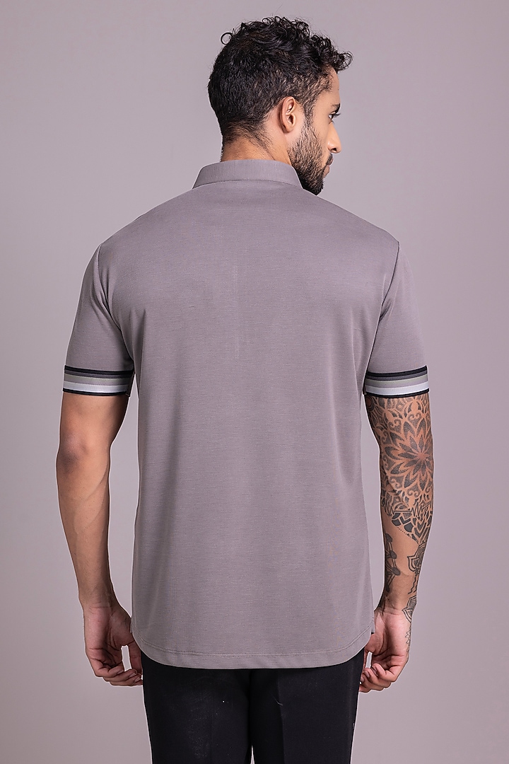 Mouse Grey Knit T-Shirt by AMIT ARORA at Pernia's Pop Up Shop