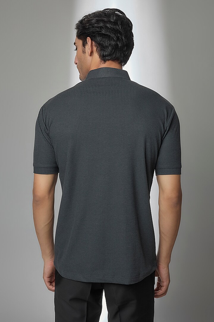 Mouse Grey Knit T-Shirt by AMIT ARORA at Pernia's Pop Up Shop