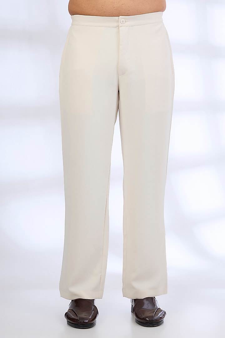 Ivory Silk Kurta Set by AMIT ARORA at Pernia's Pop Up Shop