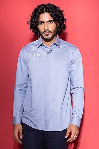 Embroidered Shirts For Men - Buy Latest Collection of Shirts Online 2024