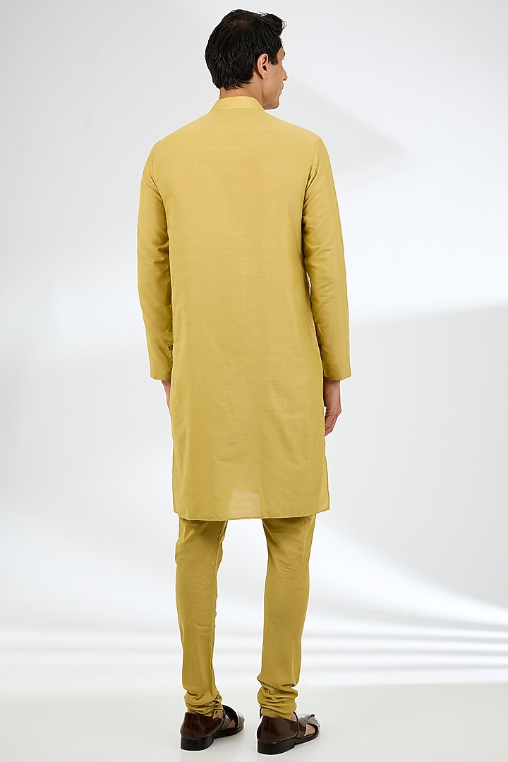 Pista Green Silk Wedding Sherwani Set by AMIT ARORA at Pernia's Pop Up Shop