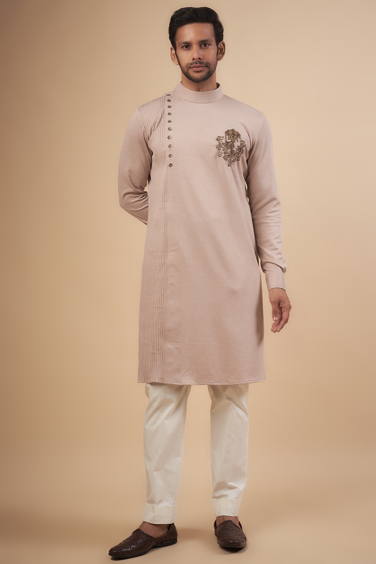 Beige on sale kurta online